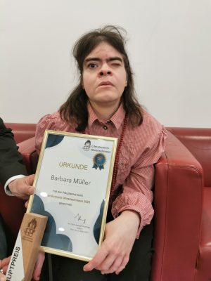 Barbara Müller, Hauptpreisträgerin Literaturpreis Ohrenschmaus 2023