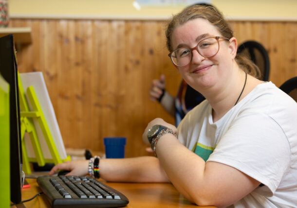 Lisa Trattner, customer of Lebenshilfe Wien - Rueppgasse