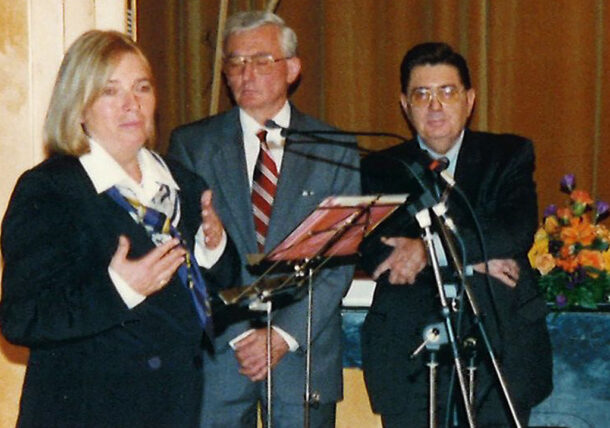 1999: Sozialstadträtin Grete Laska zu Gast