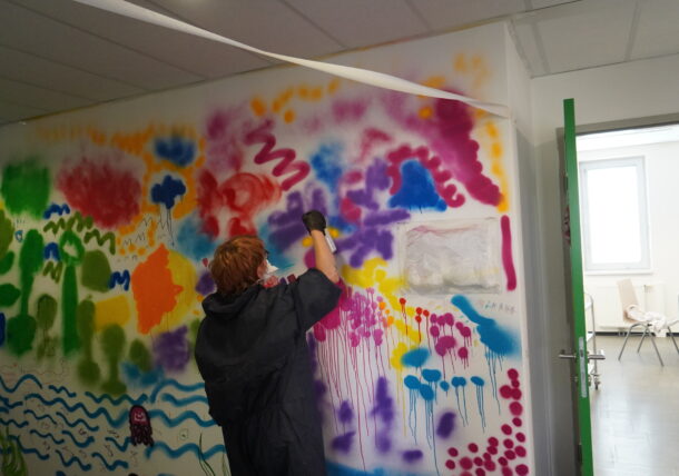 Fotos vom Graffitiworkshop in der Brehmstraße
