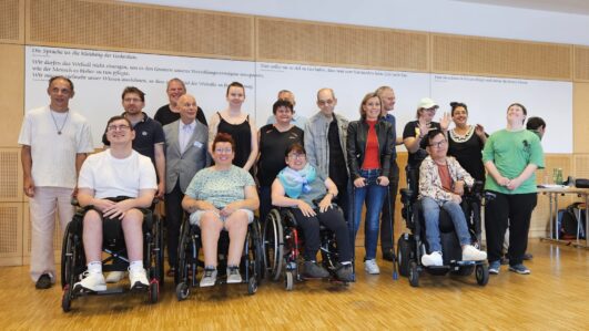 Gruppenfoto des Selbstvertreterbeirats