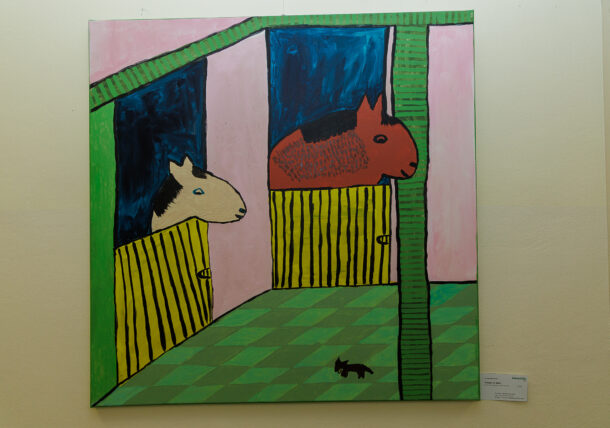 Impressionen der Ausstellungseröffnung der Lebenshilfe Wien im Simmeringer Amtshaus mit Kunstschaffenden, Bezirksvorstehung und ganz viel Freude und Begeisterung